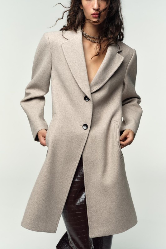 SOFT SHOULDER PAD COAT
