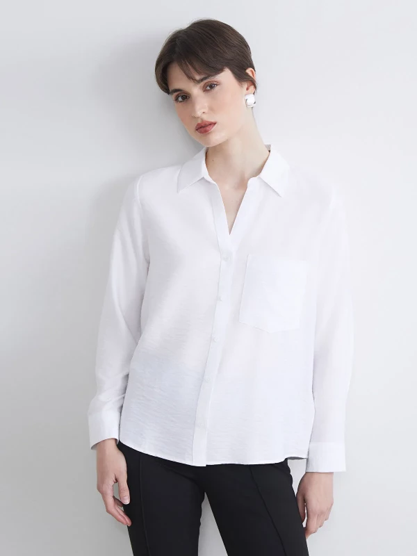 LCW Vision Loose Fit Dobby Women's Shirt